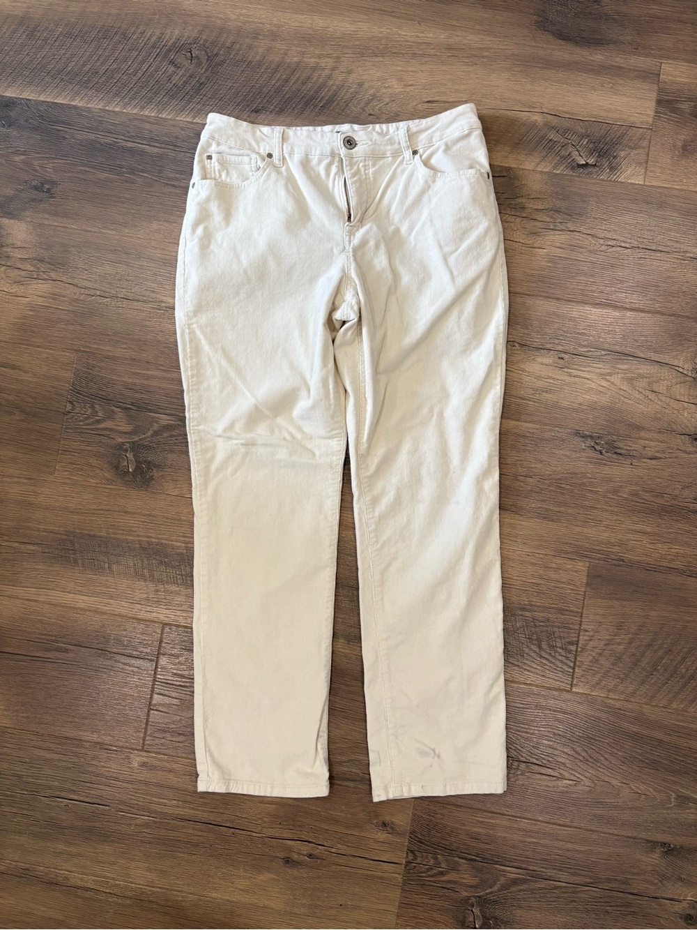 Bandolino Cream Corduroy Pants